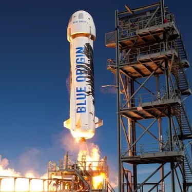 Rocket, taking off